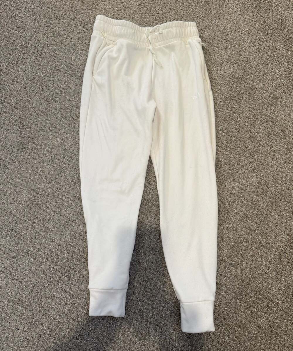 The North Face Women's Size S/P Cream Jogger Sweatpants